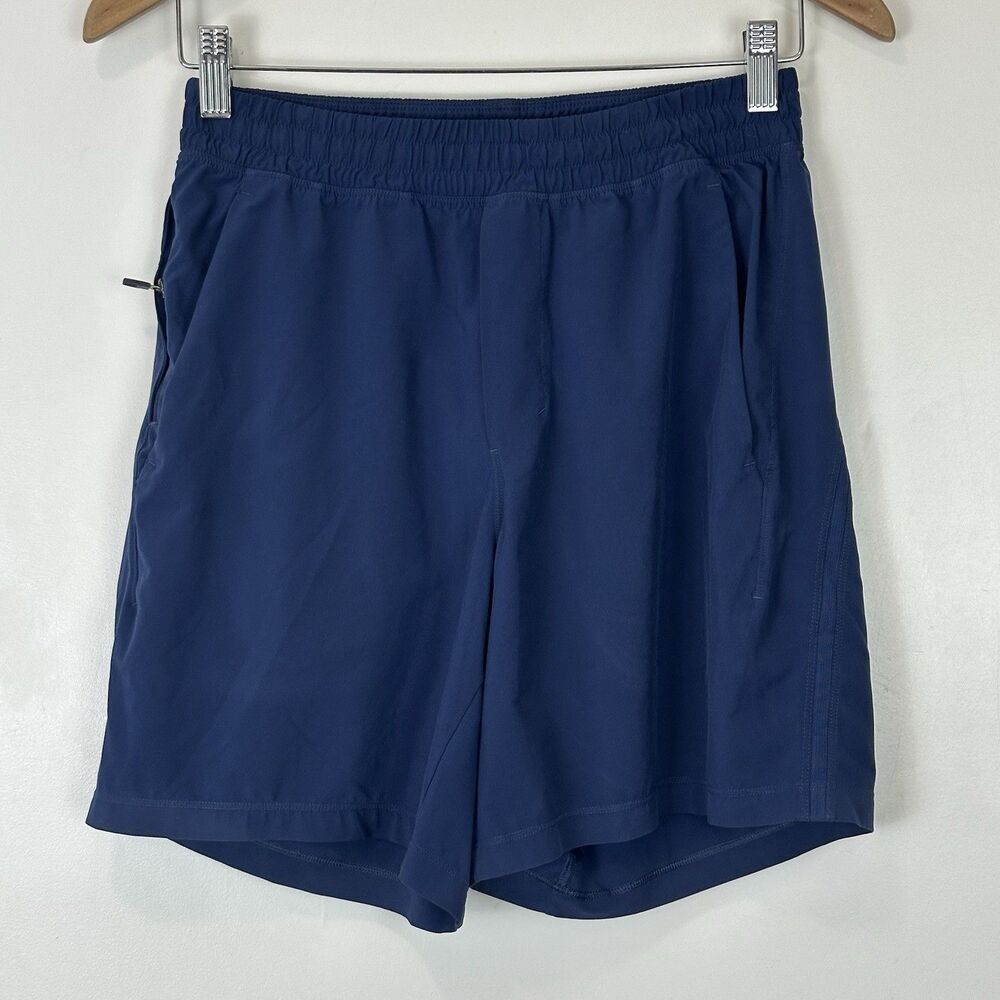 Lululemon Pace Breaker Linerless Shorts 7" Blue Men's S Running Training Gym